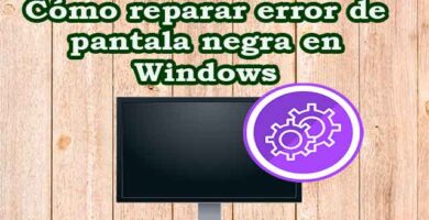 Cómo reparar pantalla negra con cursor en Windows
