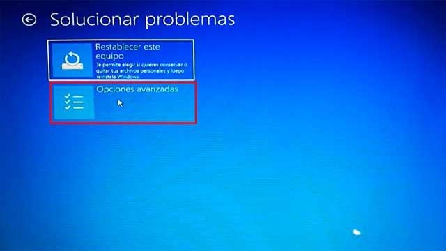 como reparar el arranque de Windows 10 desde el CMD